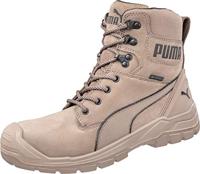 PUMA Safety Conquest Stone HIGH werklaarzen, veiligheidslaarzen, S3 HRO SRC glasvezelkap, penetratiebescherming, antislip, hittebestendig, stone, 47 EU