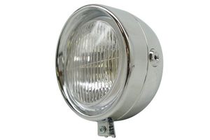 Koplamp maxi rond chroom