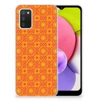 Samsung Galaxy A03S TPU bumper Batik Oranje