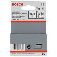 Bosch Accessories 2609200231 Nieten met plat draad Type 57 1000 stuk(s) Afm. (l x b) 10 mm x 10.6 mm - thumbnail