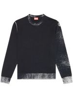 Diesel pull K-Lawrence-B imprimé - Noir