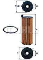 Oliefilter MAHLE, Diameter (mm)76mm, u.a. für Audi, VW