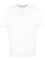 Eleventy t-shirt en coton à design superposé - Blanc