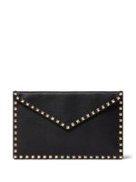 Valentino Garavani pochette Rockstud à design d'enveloppe - Noir