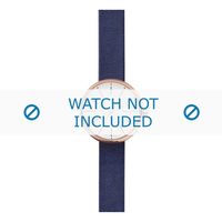 Horlogeband Skagen SKW2592 Leder Blauw 12mm