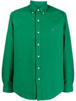 Polo Ralph Lauren chemise à motif Polo Pony brodé - Vert