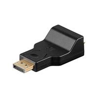 Goobay 63489 Display Port/VGA-adapter, 1.1, verguld, zwart
