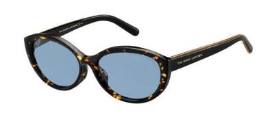 zonnebril 461/F/S dames cat.2 ovaal zwart/blauw zonnebril 461/F/S dames cat.2 ovaal zwart/blauw