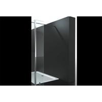 Douchewand Erico 30x200cm Antikalk Helder Glas Chroom Hoekprofiel 8mm Veiligheidsglas Easy Clean