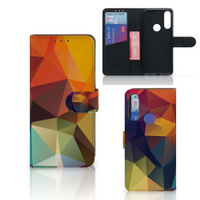 Alcatel 1S 2020 Book Case Polygon Color - thumbnail