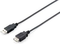 Equip USB 2.0 Verlenging A->A 5m S/B zwart