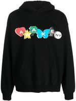 Awake NY hoodie à logo imprimé - Noir