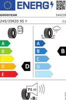 Good year F1 asym 3 na0 fp xl 245/35 R20 95Y GY2453520YASY3NA0FPX - thumbnail