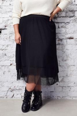 Ulla Popken tule rok - Grote Maten Ulla Popken tule rok - Grote Maten