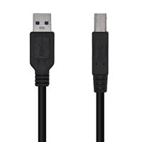 AISENS A105-0445 kabel USB 3.0 printer type A/M-B/M, zwart, 3,0 m