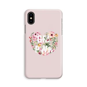 GRL PWR Flower: iPhone X Volledig Geprint Hoesje