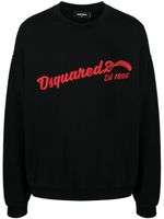 DSQUARED2 sweat en coton à logo imprimé - Noir - thumbnail