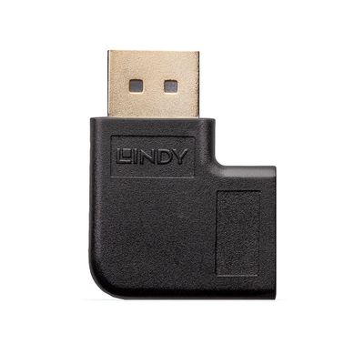 LINDY 41333 DisplayPort Adapter [1x DisplayPort bus - 1x DisplayPort stekker] Zwart