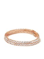 Anita Ko bracelet Zipper en or rose 18ct pavé de diamants