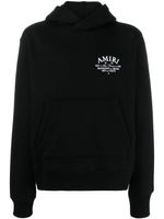 AMIRI hoodie en coton à logo imprimé - Noir