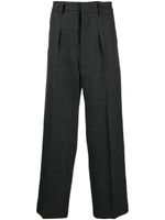 Nanushka pantalon Wilco à motif pied-de-poule - Noir