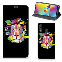 Samsung Galaxy M20 Magnet Case Lion Color