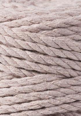 Bobbiny Macramé Triple Twist 5mm Pearl