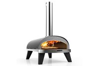 ZiiPa Pizza Oven Piana - Houtgestookt - met Thermometer - Antraciet - voor ø 30 cm pizza&apos;s - Roterende pizzasteen