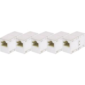 Renkforce RJ45 Netwerk Adapter CAT 5e [1x RJ45-bus - 1x RJ45-bus] Wit