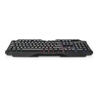 Nedis Bedraad Gaming Toetsenbord | USB Type-A | Membrane Toetsen | LED | QWERTY | Scandinavisch | USB Gevoed | Lengte stroomkabel: 1.30 m | Multimedia - thumbnail