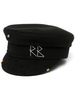 Ruslan Baginskiy casquette gavroche à logo brodé - Noir