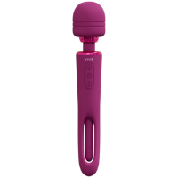 VIVE by Shots Kiku - Double Ended Wand with Innovative G-Spot Flapping Stimulator - Pink - thumbnail