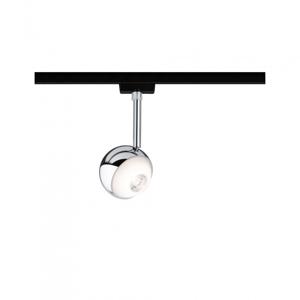 Paulmann Spot Capsule 230V-railsysteem lamp URail LED vast ingebouwd 6 W LED Zwart (mat), Chroom