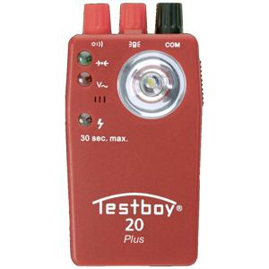 Testboy 20 Plus Doorgangstester CAT II 300 V LED, Akoestisch