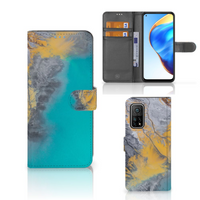 Xiaomi Mi 10T Pro | Mi 10T Bookcase Marble Blue Gold