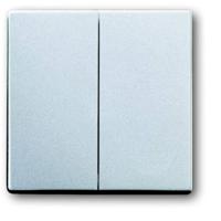 Busch-Jaeger 2CKA001751A2942 Serietoets Afdekking Witaluminium (RAL 9006), Aluminium - thumbnail