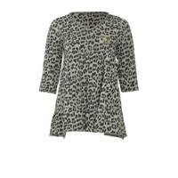 Paprika tuniek met dierenprint kaki
