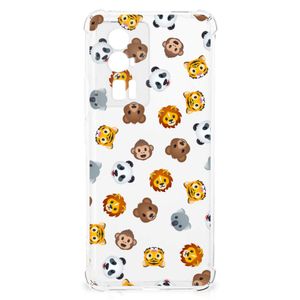 Doorzichtige Silicone Hoesje voor Xiaomi Poco F5 Pro Dieren Emojis