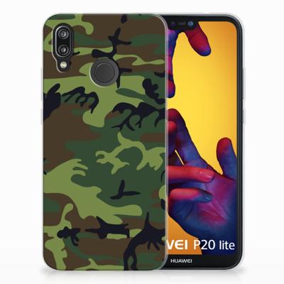 Huawei P20 Lite TPU bumper Army Dark