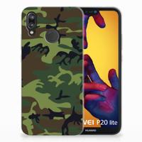 Huawei P20 Lite TPU bumper Army Dark