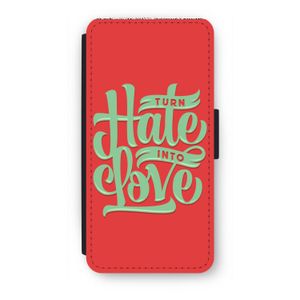 Turn hate into love: iPhone 7 Flip Hoesje