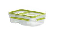 Emsa Clip & Go Yoghurtbox 0,6 L lunchbox met "buighoek" en deksel