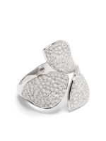 Pasquale Bruni bague Giardini Segreti en or blanc 18ct pavée de diamants - Argent