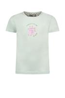 Moodstreet Meisjes t-shirt print - Minty - thumbnail