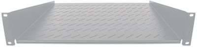 Intellinet 712217 19 inch Apparaatbodem voor patchkast 2 HE Vast inbouw Geschikt voor kastdiepte: vanaf 450 mm Grijs