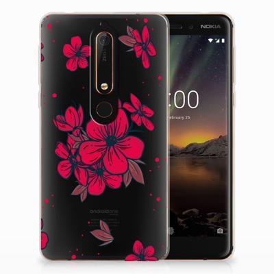 Nokia 6 (2018) TPU Case Blossom Red