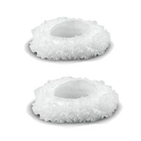 Kärcher microvezel-overtrek grote rondborstel (2 stuks, wasbaar tot 60 °C, voor SC stoomreinigers)