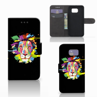 Samsung Galaxy S6 | S6 Duos Leuk Hoesje Lion Color