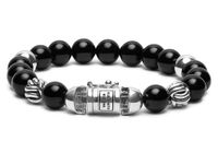 Buddha to Buddha 188ON armband Spirit Bead Onyx (G) 23cm - thumbnail