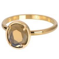 iXXXi Vulring Glam Oval Topaz Goud